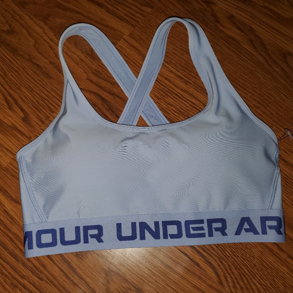 Under Armour Women's Lavender Purple Crossback Sports Bra